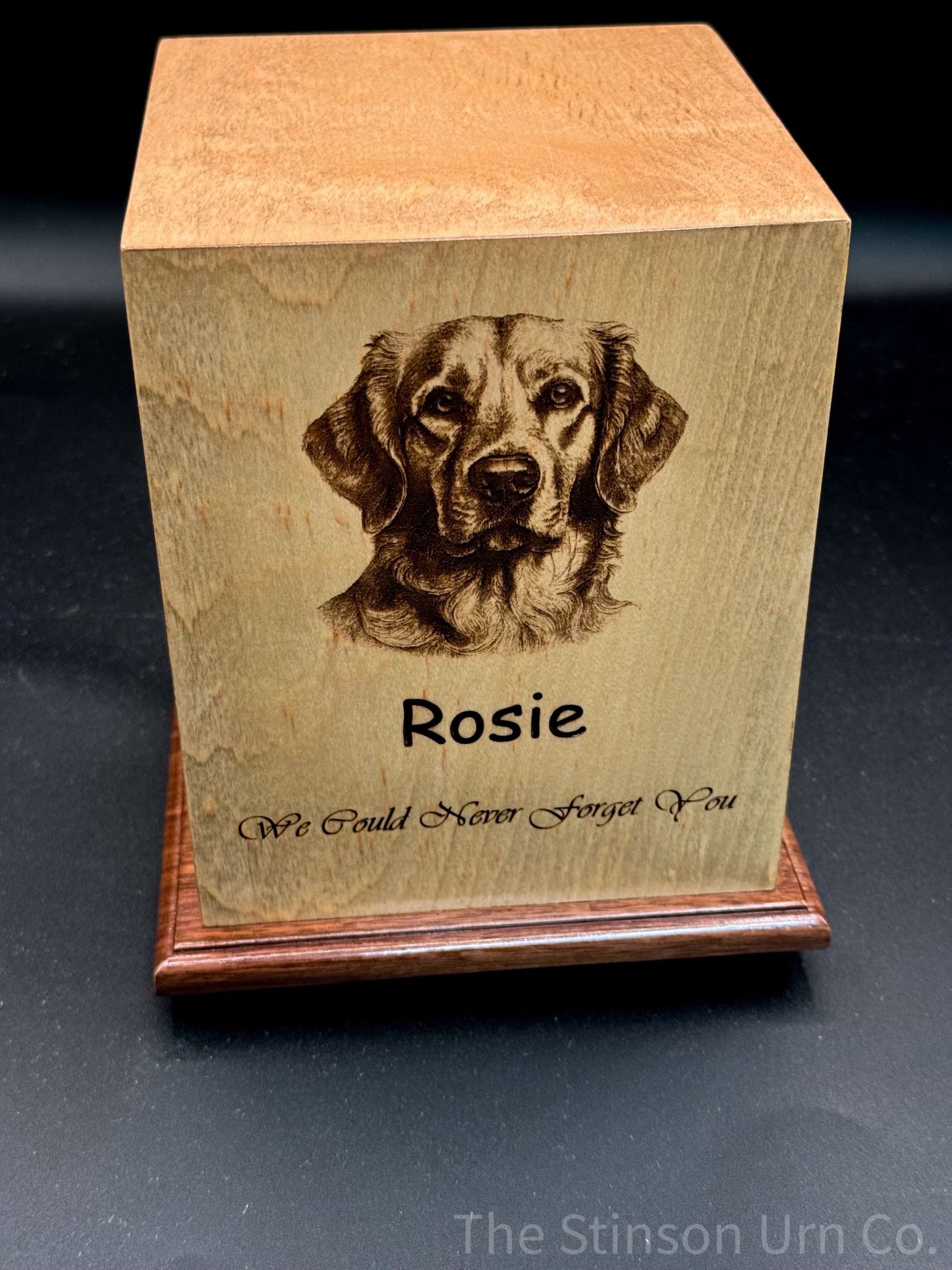 Custom Wood Pet Urn