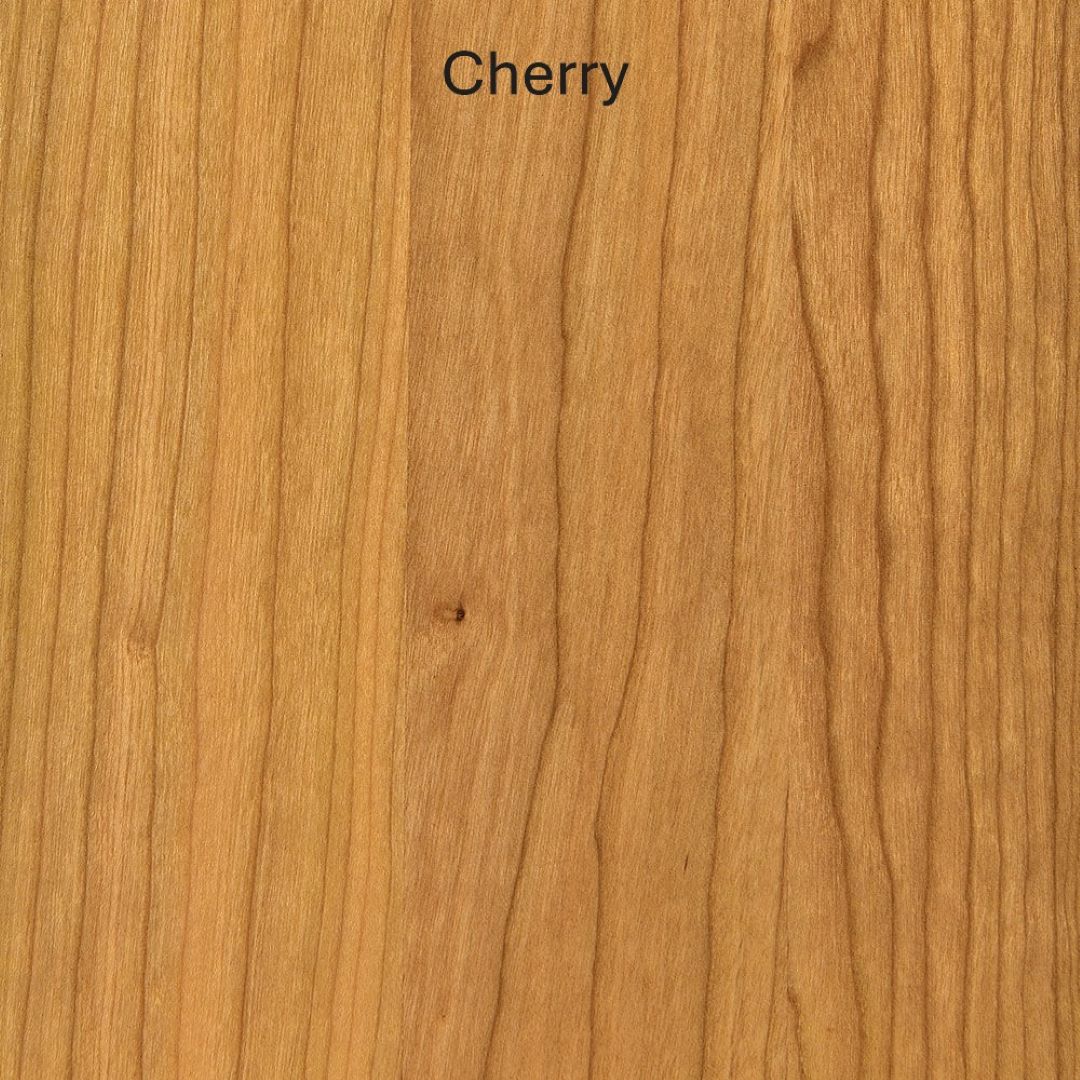 Cherry wood memorial urn.