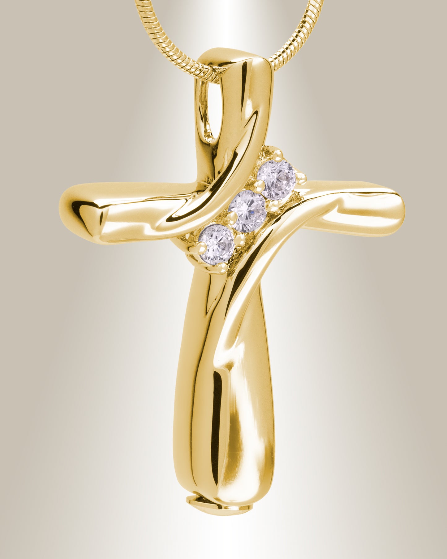 Memory Cross Cremation Pendant