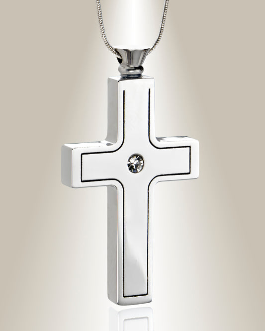 traditional cross jewelry for ashes