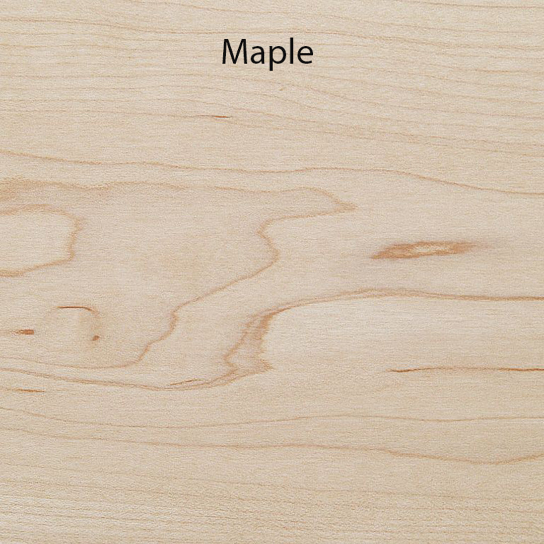 Canadian Maple Wood used on custom designed urns. 